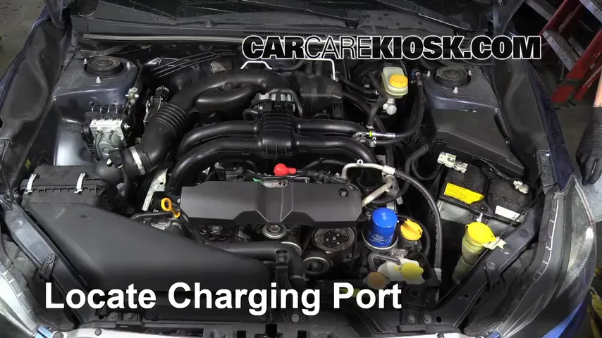 2012 Subaru Impreza 2.0L 4 Cyl. Wagon Air Conditioner Recharge Freon